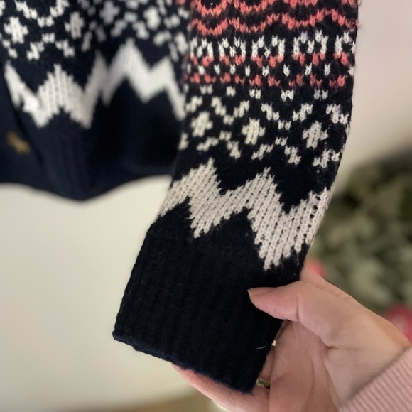 Cupcakes & Cashmere Fair Isle Cardigan and Hat Set Size XS NWT - Picture 5 of 10